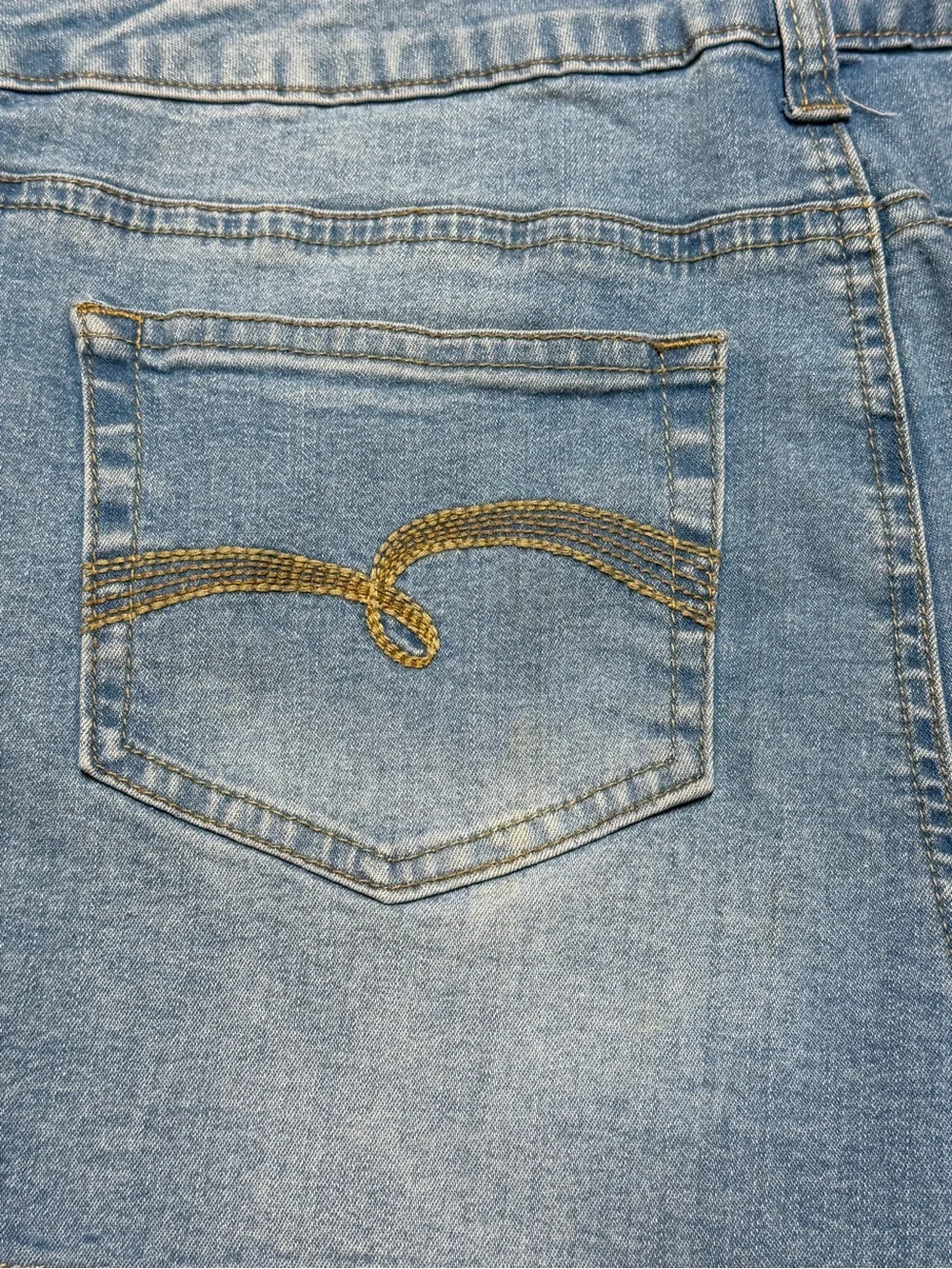 Justice Lace Shortalls Girls 18 Youth Light Wash Denim Overalls Shorts Kids